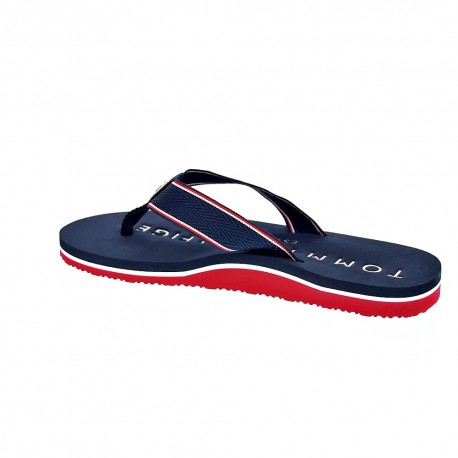 Chanclas Tommy Hilfiger zapatos Mujer modelo Th Hardware Azul 