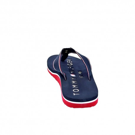 Chanclas Tommy Hilfiger zapatos Mujer modelo Th Hardware Azul 