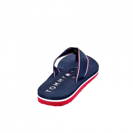 Chanclas Tommy Hilfiger zapatos Mujer modelo Th Hardware Azul 