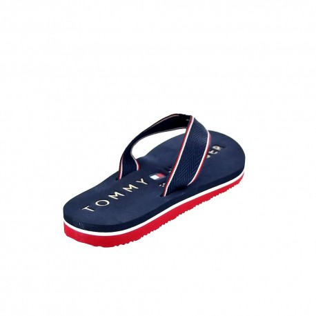 Chanclas Tommy Hilfiger zapatos Mujer modelo Th Hardware Azul 