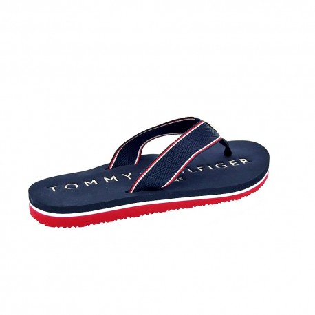 Chanclas Tommy Hilfiger zapatos Mujer modelo Th Hardware Azul 