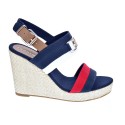Sandalias Tommy Hilfiger zapatos Mujer modelo Essential Tommy Azul 