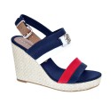 Sandalias Tommy Hilfiger zapatos Mujer modelo Essential Tommy Azul 