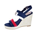 Sandalias Tommy Hilfiger zapatos Mujer modelo Essential Tommy Azul 