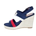 Sandalias Tommy Hilfiger zapatos Mujer modelo Essential Tommy Azul 