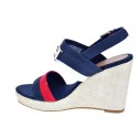 Sandalias Tommy Hilfiger zapatos Mujer modelo Essential Tommy Azul 
