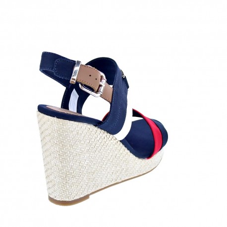 Sandalias Tommy Hilfiger zapatos Mujer modelo Essential Tommy Azul 