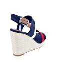 Sandalias Tommy Hilfiger zapatos Mujer modelo Essential Tommy Azul 