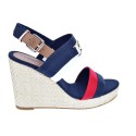 Sandalias Tommy Hilfiger zapatos Mujer modelo Essential Tommy Azul 