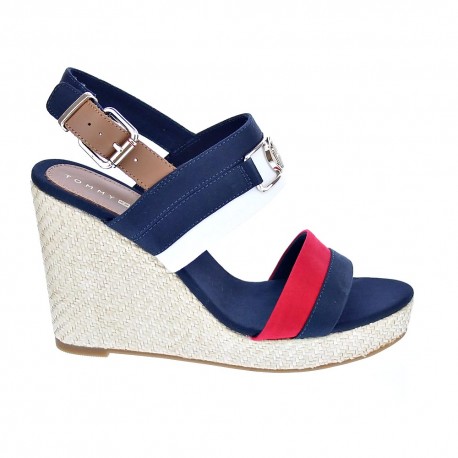 Sandalias Tommy Hilfiger zapatos Mujer modelo Essential Tommy Azul 