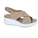 Sandalias Imac zapatos Mujer modelo 158090 Beige 