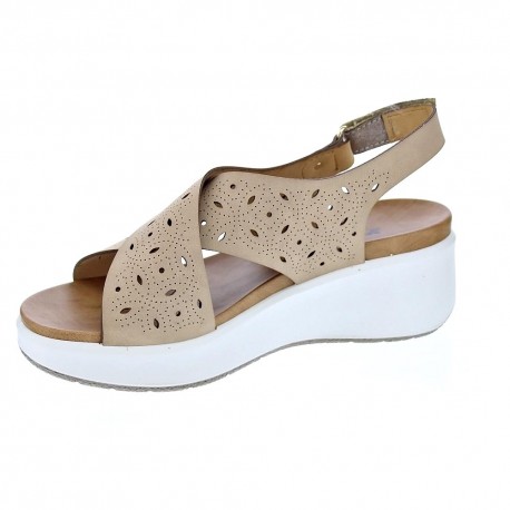 Sandalias Imac zapatos Mujer modelo 158090 Beige 