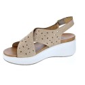Sandalias Imac zapatos Mujer modelo 158090 Beige 