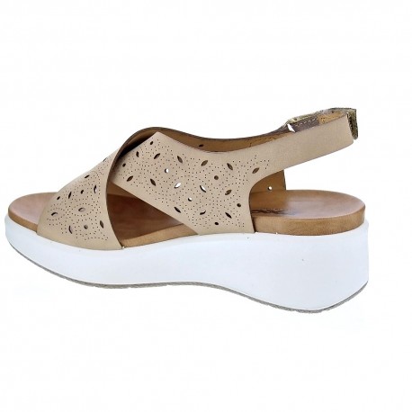 Sandalias Imac zapatos Mujer modelo 158090 Beige 