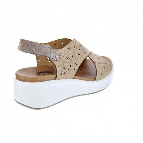 Sandalias Imac zapatos Mujer modelo 158090 Beige 