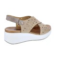 Sandalias Imac zapatos Mujer modelo 158090 Beige 