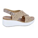 Sandalias Imac zapatos Mujer modelo 158090 Beige 