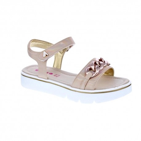Sandalias Asso zapatos Niña modelo 13300 Oro 