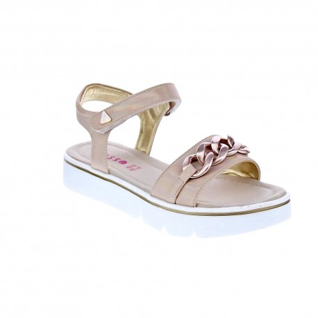 Sandalias Asso zapatos Niña modelo 13300 Oro 