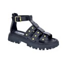 Sandalias Asso zapatos Niña modelo 13540 Negro 