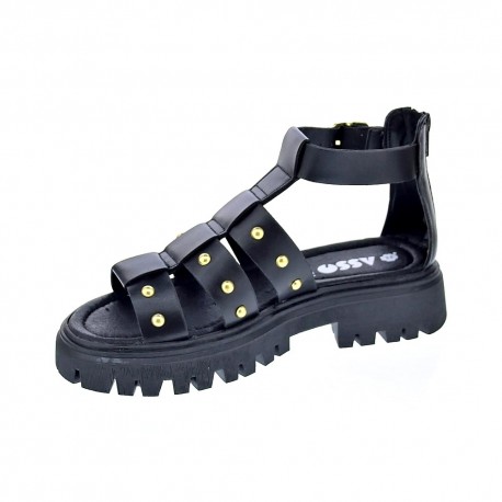Sandalias Asso zapatos Niña modelo 13540 Negro 