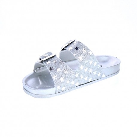 Sandalias Asso zapatos Niña modelo 13320 Plata 
