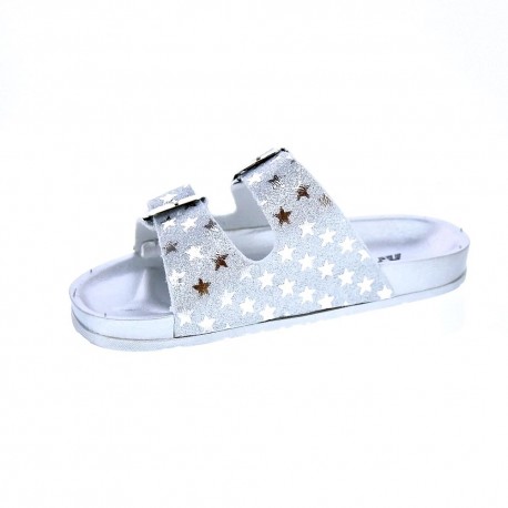 Sandalias Asso zapatos Niña modelo 13320 Plata 