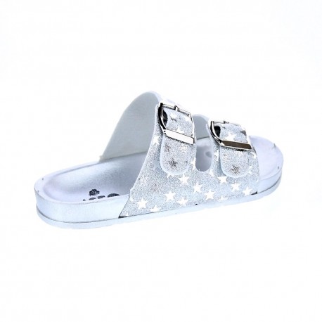 Sandalias Asso zapatos Niña modelo 13320 Plata 