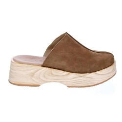Zuecos Claudia zapatos Mujer modelo Anna Marrón  2