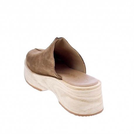 Zuecos Claudia zapatos Mujer modelo Anna Marrón 