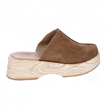 Zuecos Claudia zapatos Mujer modelo Anna Marrón 