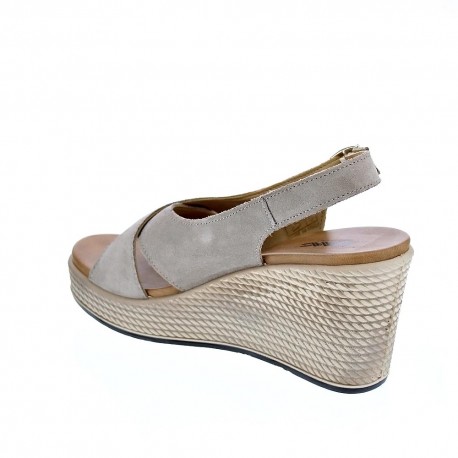 Sandalias Imac zapatos Mujer modelo 157561 Beige 
