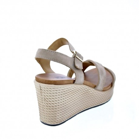 Sandalias Imac zapatos Mujer modelo 157571 Beige 