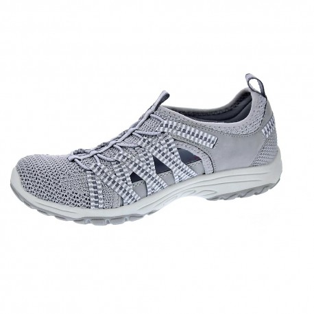 Sandalias Skechers zapatos Mujer modelo Reggae Gris 