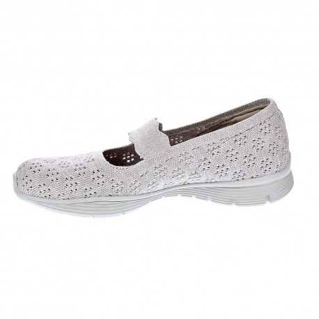 Bailarinas Skechers zapatos Mujer modelo Seager Beige 