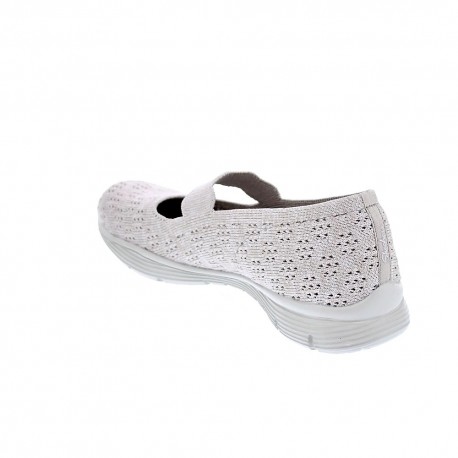 Bailarinas Skechers zapatos Mujer modelo Seager Beige 