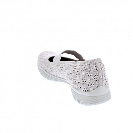 Bailarinas Skechers zapatos Mujer modelo Seager Beige 