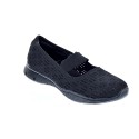 Bailarinas Skechers zapatos Mujer modelo Seager Negro 