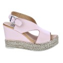 Sandalias Bueno zapatos Mujer modelo S1100 Marrón 