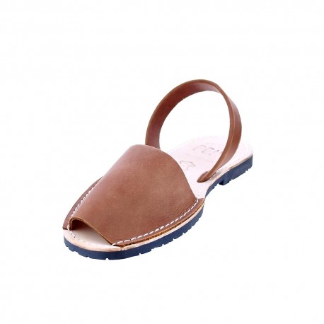 Abarcas menorquinas Avarca Pons zapatos Hombre modelo 550 Marrón 