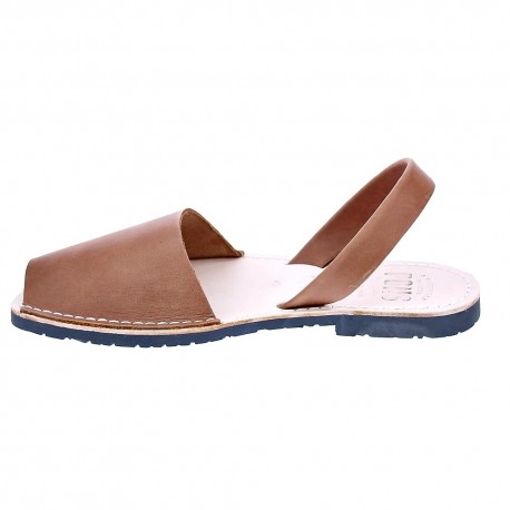 Abarcas menorquinas Avarca Pons zapatos Hombre modelo 550 Marrón 