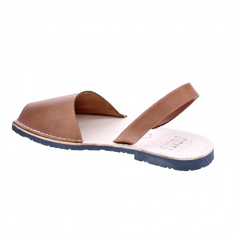 Abarcas menorquinas Avarca Pons zapatos Hombre modelo 550 Marrón 