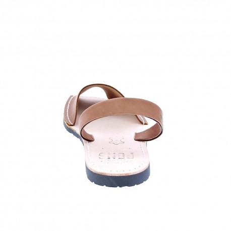 Abarcas menorquinas Avarca Pons zapatos Hombre modelo 550 Marrón 