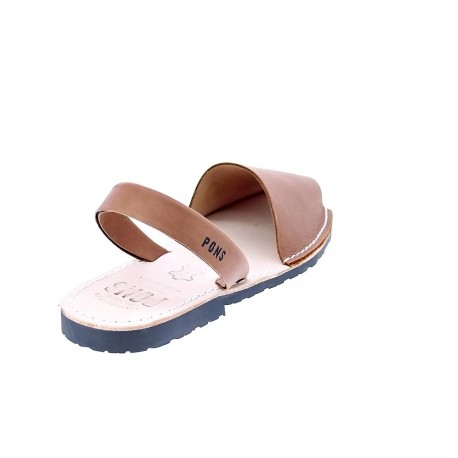 Abarcas menorquinas Avarca Pons zapatos Hombre modelo 550 Marrón 