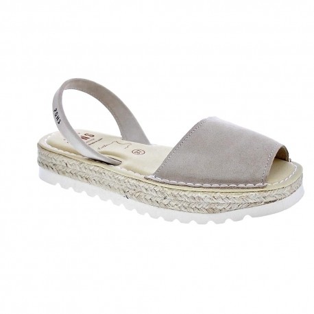 Abarcas menorquinas Avarca Pons zapatos Mujer modelo 116F Beige 