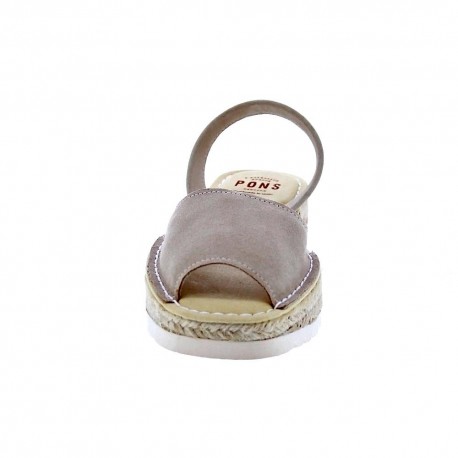 Abarcas menorquinas Avarca Pons zapatos Mujer modelo 116F Beige 