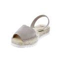 Abarcas menorquinas Avarca Pons zapatos Mujer modelo 116F Beige 
