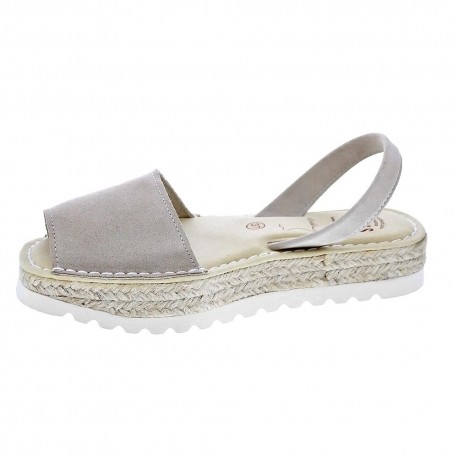Abarcas menorquinas Avarca Pons zapatos Mujer modelo 116F Beige 