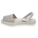 Abarcas menorquinas Avarca Pons zapatos Mujer modelo 116F Beige 