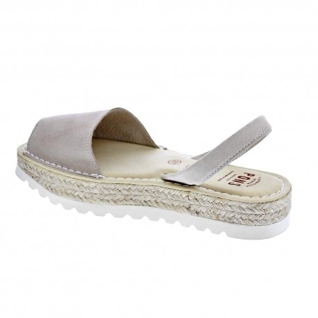 Abarcas menorquinas Avarca Pons zapatos Mujer modelo 116F Beige 